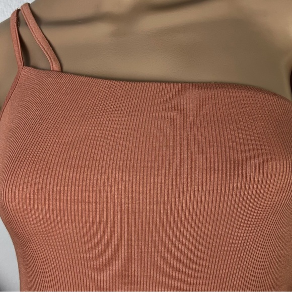 ENZA COSTA REVOLVE RIBBED ONE-SHOULDER MINI DRESS - Picture 3 of 11